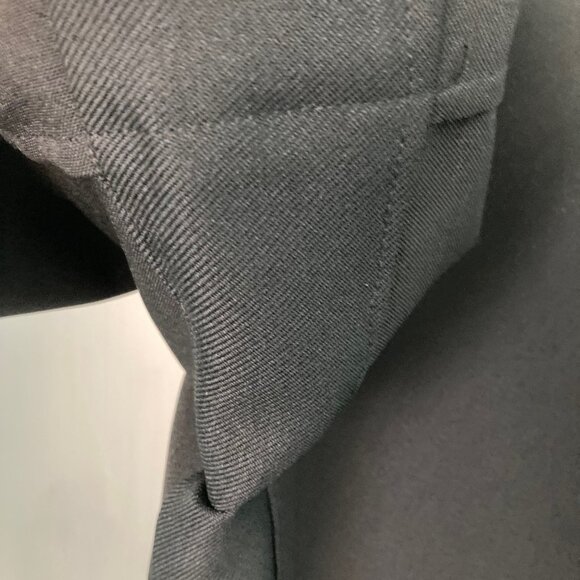 Unknown, 1970's Men's 38 Black Guayabera Polyester Suit - Picture 8 of 16